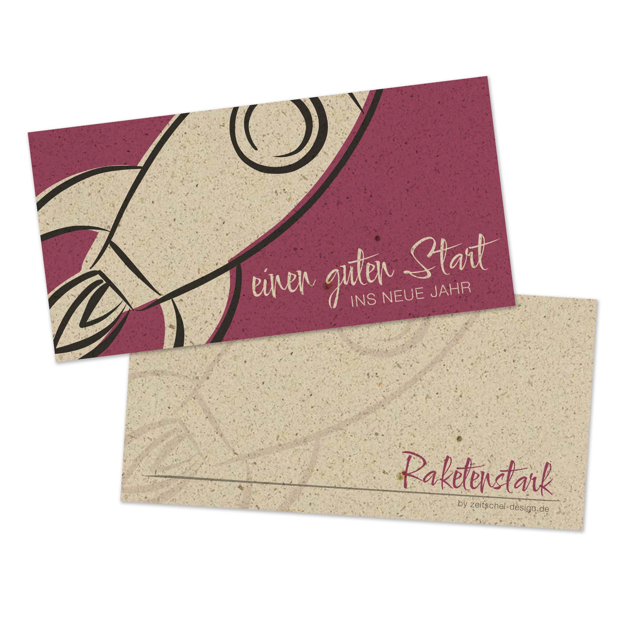 Illustration Postkarte Tierheim Singen – tierisches Danke